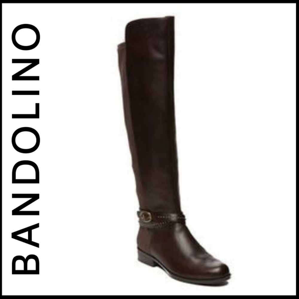 NWT BANDOLINO 1 LEFT Leather Boot w/Stud Detail - Picture 1 of 5